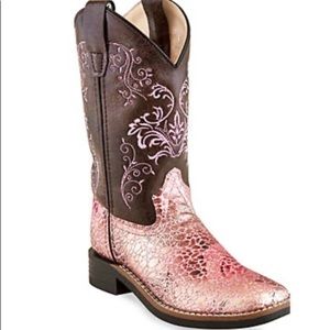 Old West Youth/Girl Cowboy Boots